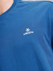 Oversized Crew Neck T-Shirt With Hd Print | Blue
