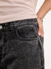 Loose Fit Washed Denim Jeans | Grey