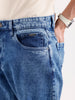 Washed Anti Fit Denim Jeans   |  Blue