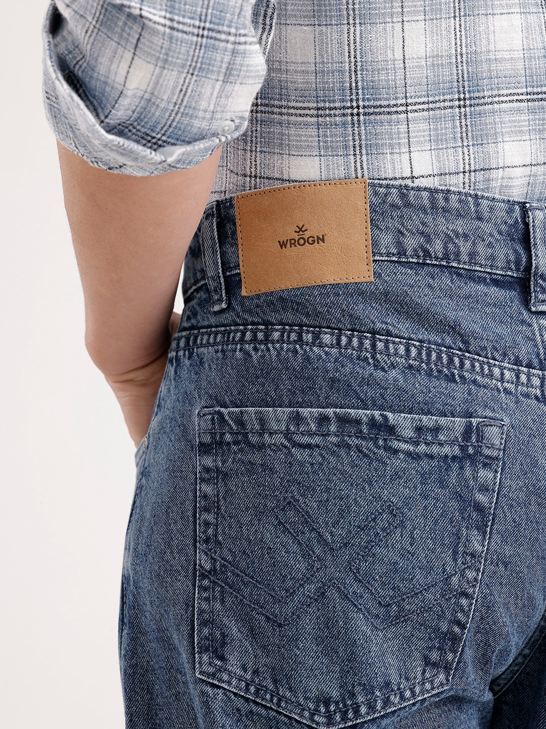 Loose Fit Denim Jeans | Blue