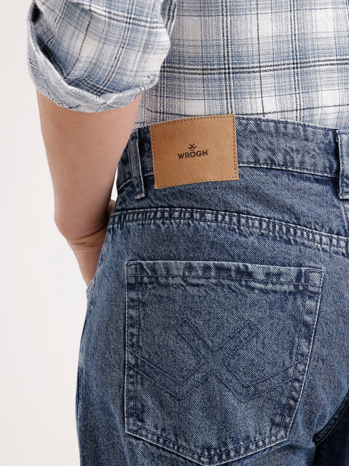 Loose Fit Denim Jeans | Blue