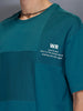 Men’s Dual-Texture Oversize Patch Tee | Green