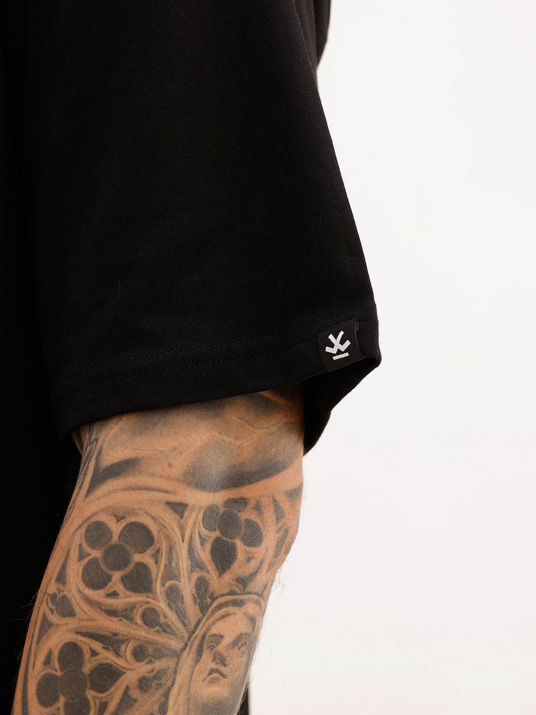 Solid Oversized Fit T-Shirt | Black | WRTS1737M