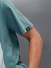 Colourblock Comfort Fit Casual T-shirt | Teal