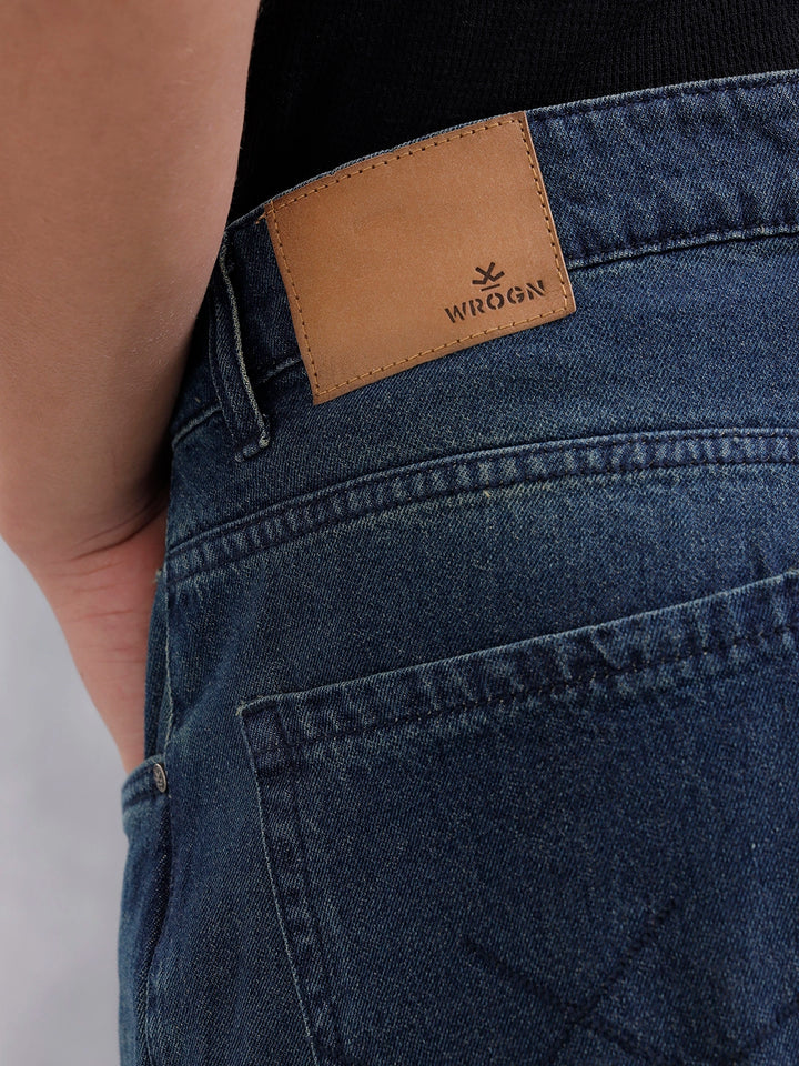 Men's Casual Anti Fit Jeans | Dark Stone