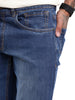 Classic Dark Blue Twill Denim Jeans