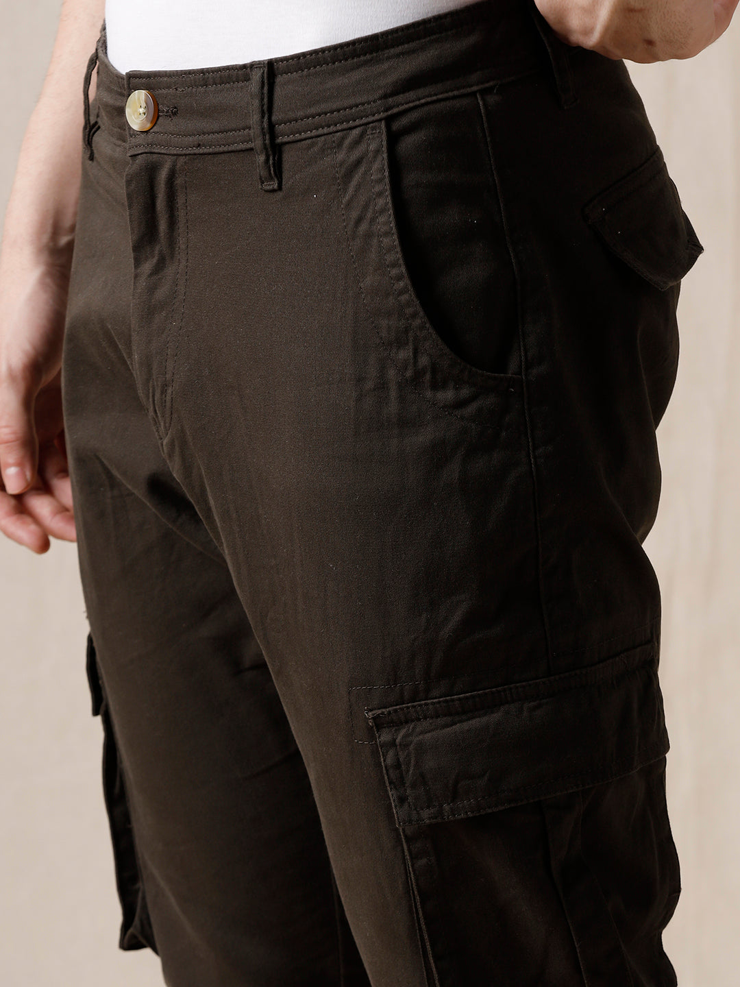 Classic Olive Cargo Trousers
