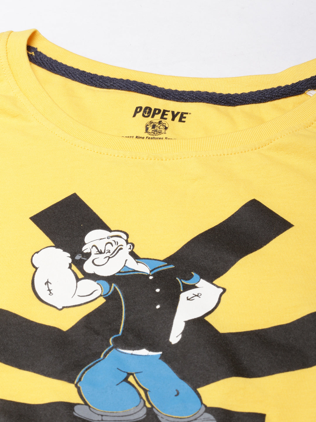 Printed Popeye Slim Fit T-Shirt