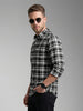Regular Fit Checkered Shirt | Black