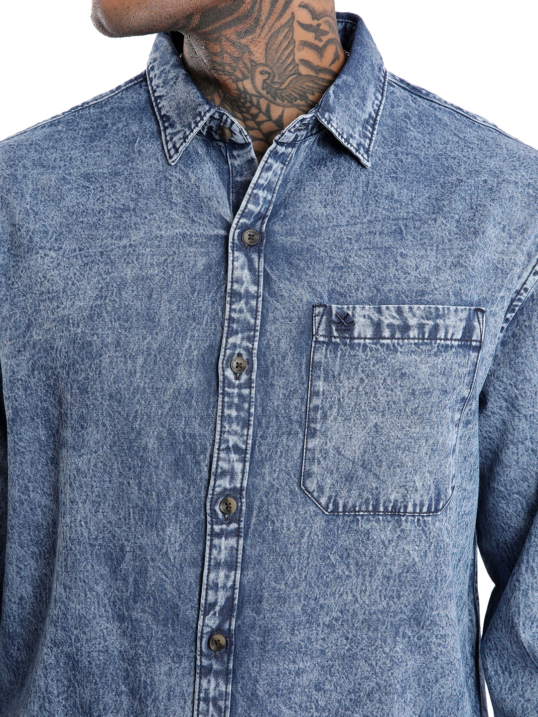 Darkstone Long Sleeve Apex Denim Shirt