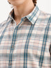 Slim Fit Checkered Shirt  | Green