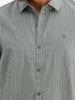 Classic Striped Full Sleeve Shirt | Green