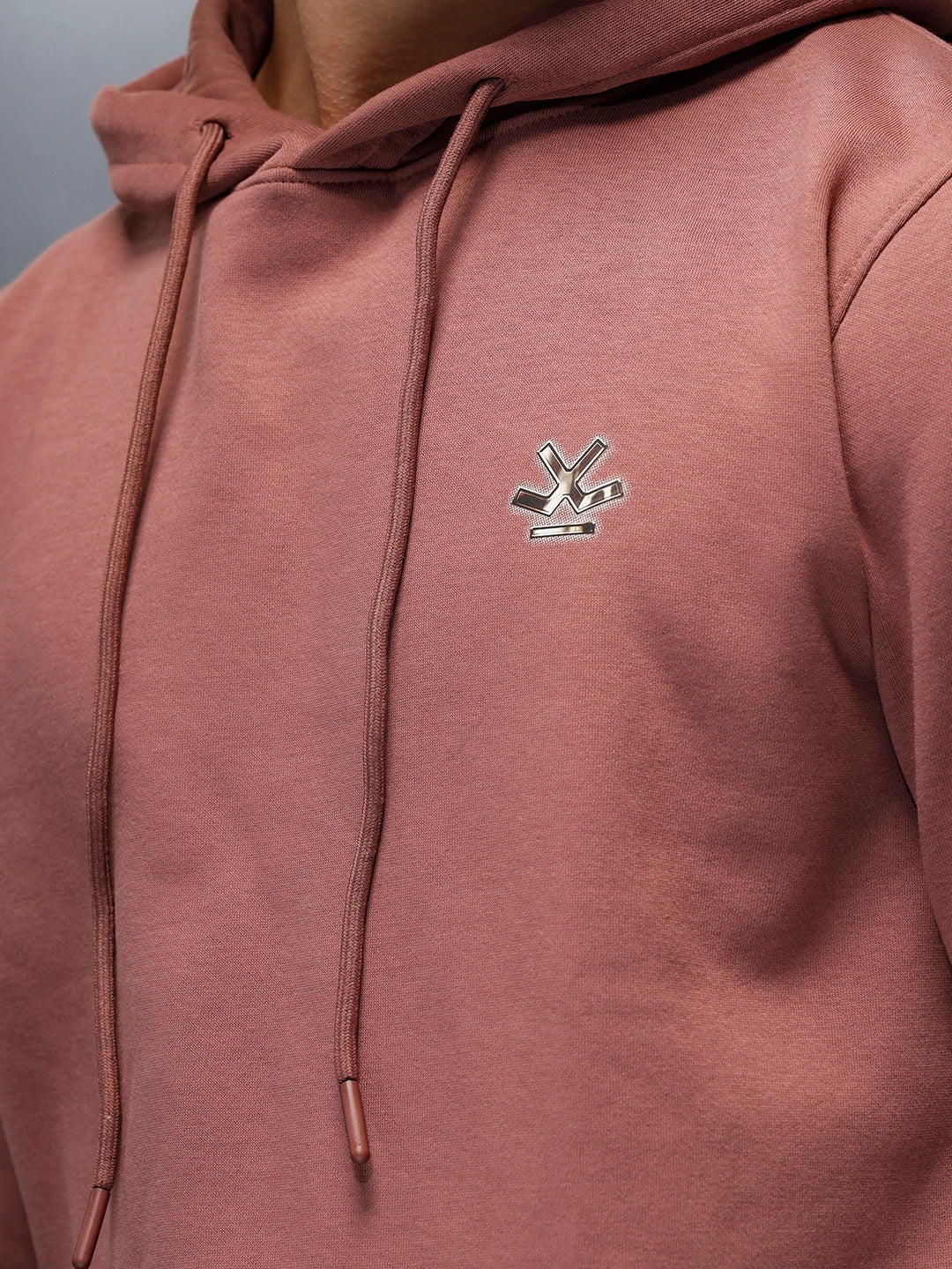 Men's casual hooded sweatshirt | Brown