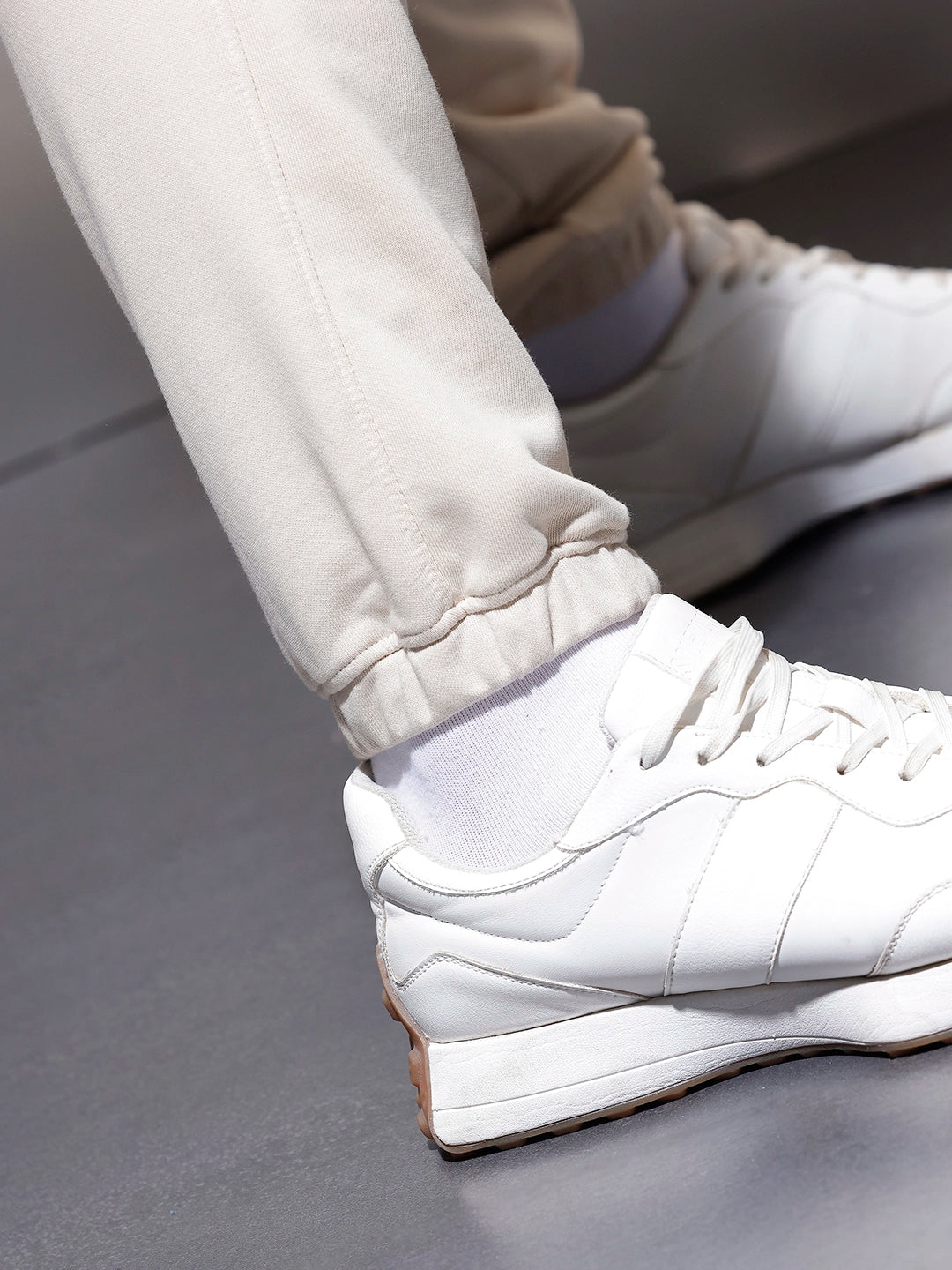 Classic Regular Fit Jogger  | Beige