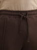 Relaxed Fit Single Double Strip Jogger | Brown