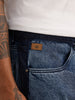 Washed Loose Fit Denim Jeans | Dark Blue