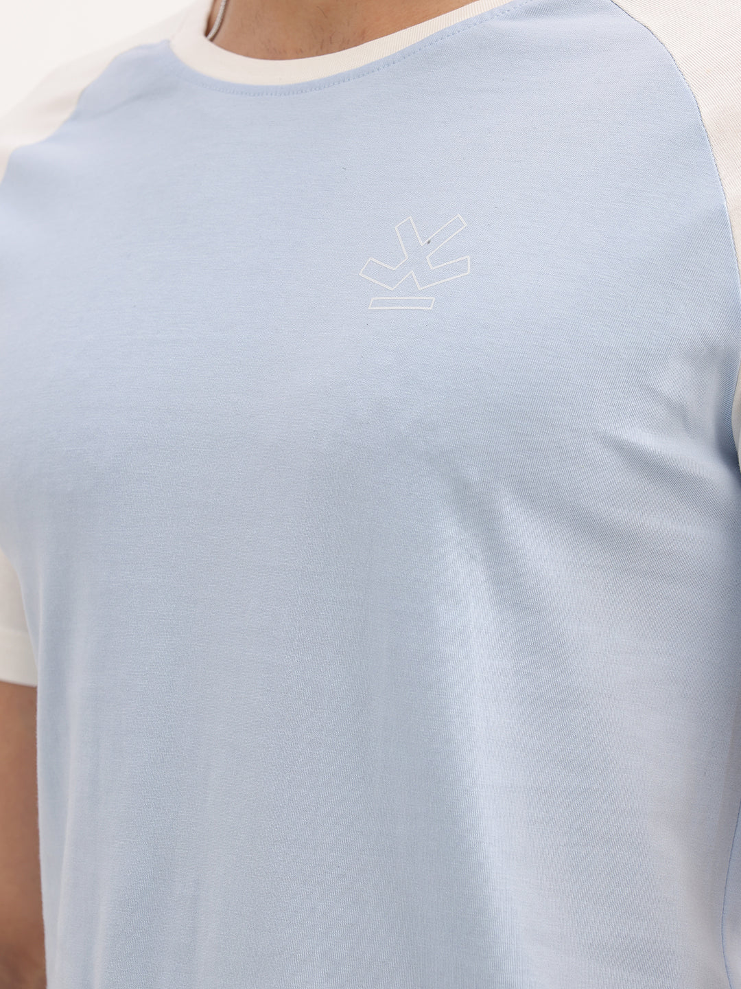 Slim Fit Ragland Sleeve T-Shirt | Light Blue