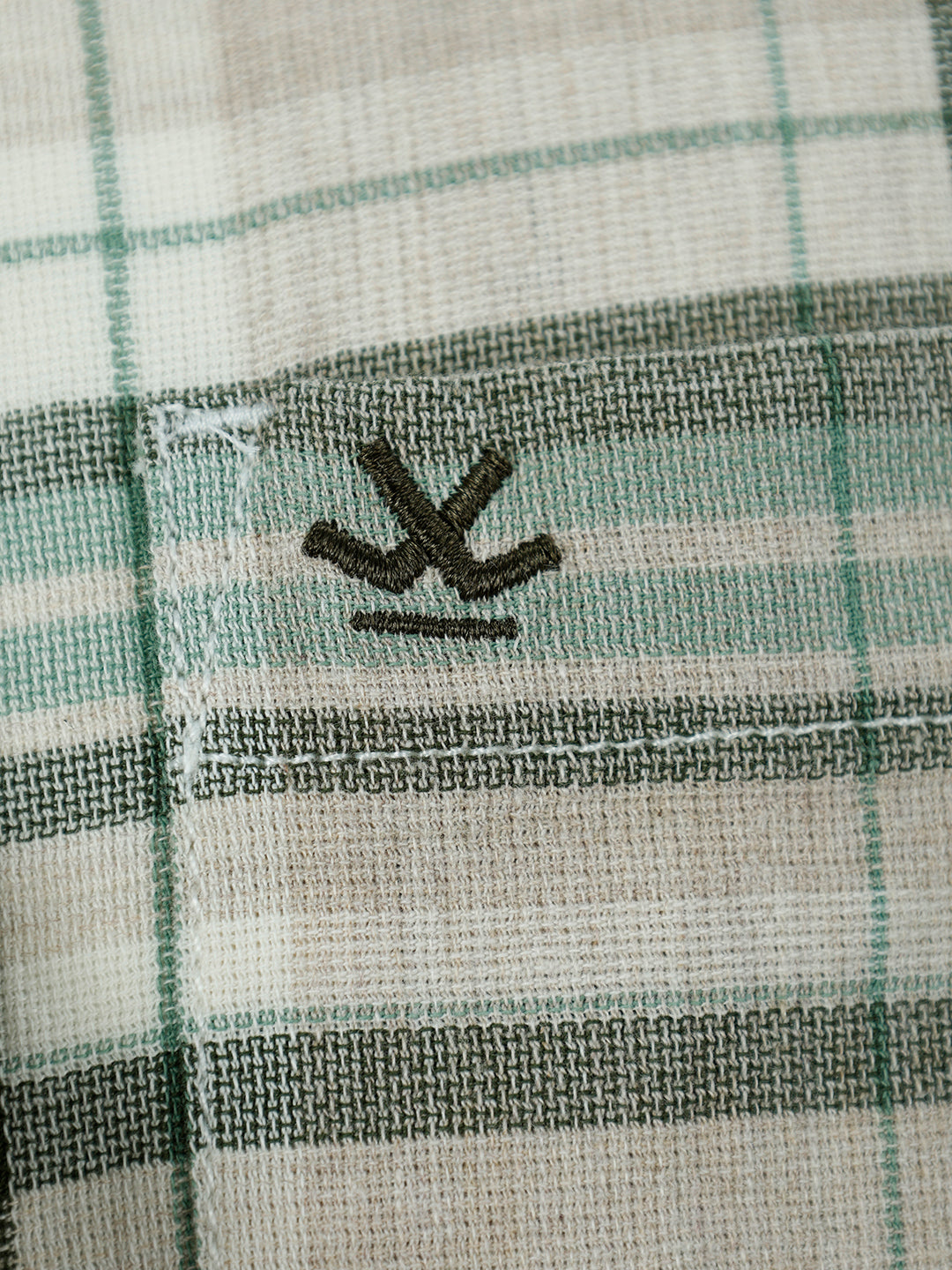 Classic Regular Fit Checkered Shirt | Beige