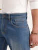 Relaxed Fit Denim Jeans | Light Blue