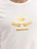 Slim Fit Foil Printed T-Shirt | White