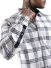 White Checks Casual Shirt