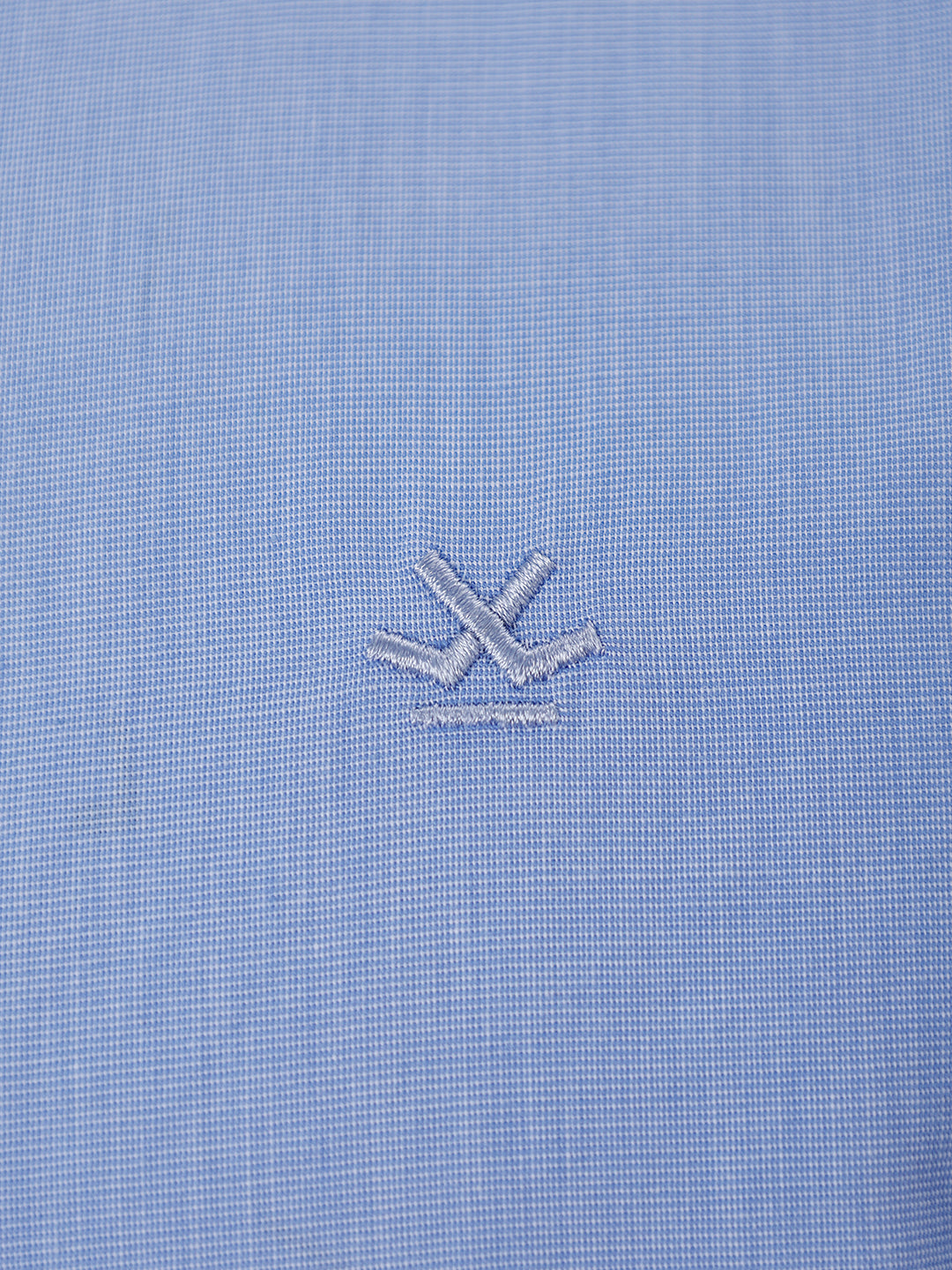 Solid Slim Fit Full Sleeve Shirt | Light Blue