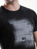 Wrogn Smudge Active Black T-Shirt