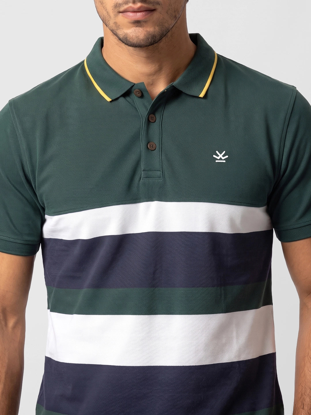 Regular Fit Cut & Sew Polo T-Shirt | Multicolor | WTTS4095F