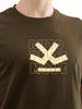 Slim Fit Placement Printed T-Shir  | Olive