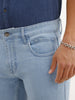 Faded Slim Fit Denim Jeans | Light Blue