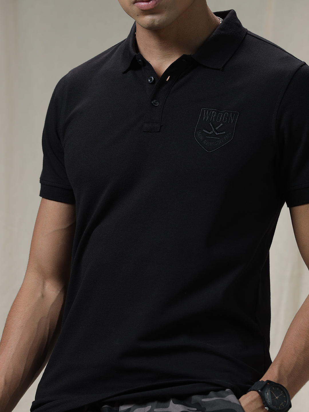 Dream In Black Polo T-Shirt
