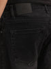 Washed Straight Fit Denim Jeans | Charcoal