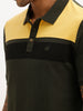 Regular Fit Cut & Sew Polo T-Shirt | Olive