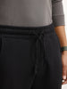 Relaxed Fit Placement Printed Jogger | Black