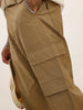 Classic Loose Fit Cargo Trousers | Olive | WTR0100LS5122M