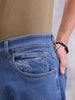 Low Fade Denim Jeans | Blue