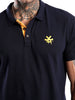 Wrogn Melt Navy Polo T-Shirt