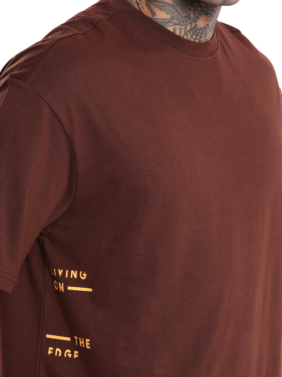 Classic Brown Back Printed T-Shirt