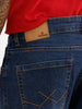 Faded Slim Fit Denim Jeans | Dark Blue