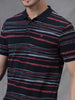 Casual Strings Navy Polo T-Shirt