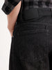 Loose Fit Denim Jeans | Black