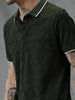 Scribble Slim Fit Polo T-Shirt