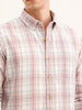 Regular Fit Checkered Shirt | Grey