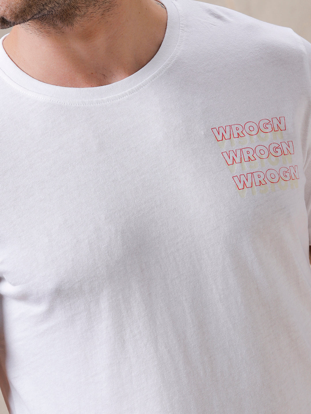 Wrogn Triple Print T-Shirt