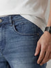 Straight Fit Denim Jeans | Light Blue