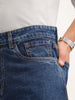 Solid Loose Fit Denim Jeans | Blue