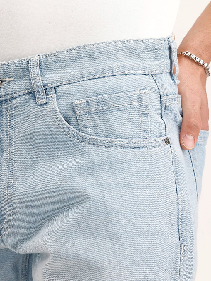 Anti-Fit Denim Jeans | Light Blue