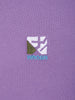 Elevated polo tee with Embroidered Detail I Lavender