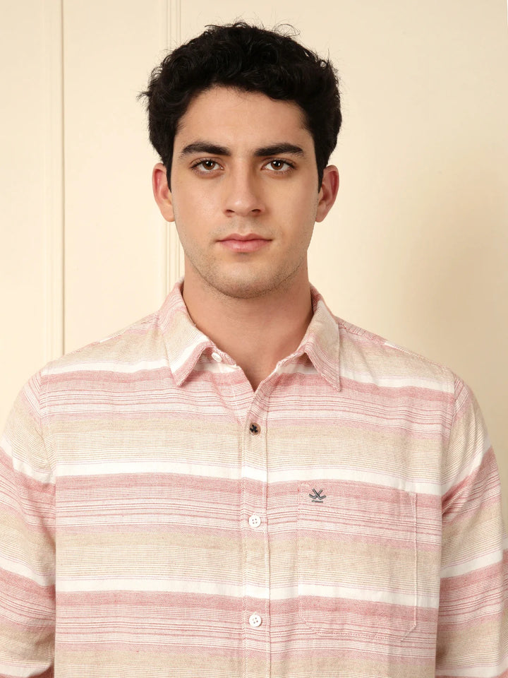 Striped Comfort Cotton Shirt