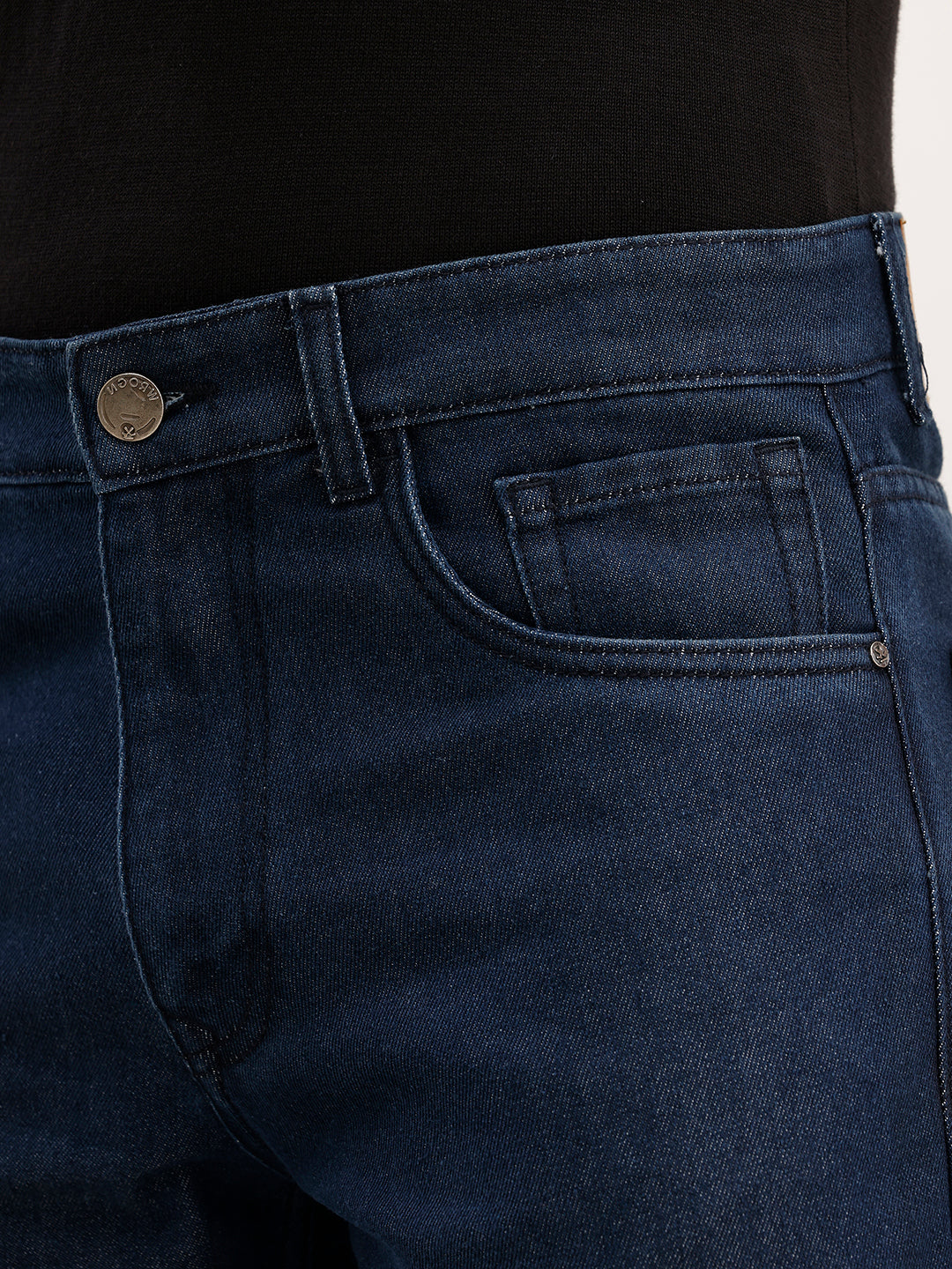 Anti Fit Faded Denim Jeans | Dark Blue